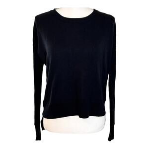 Lululemon Pure Balance Reversable Sweater Black/Soot Light 4